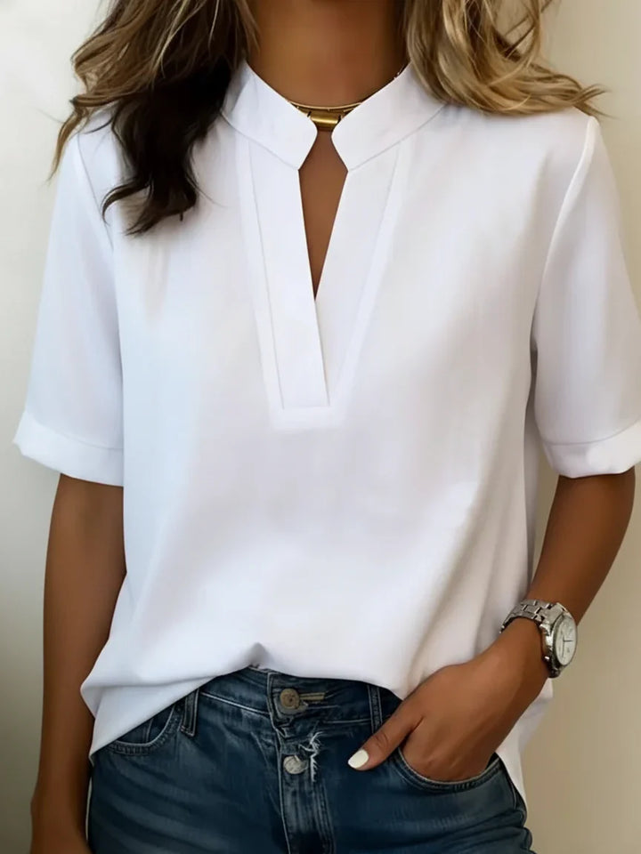 Elena™ | Blusa cuello refinado
