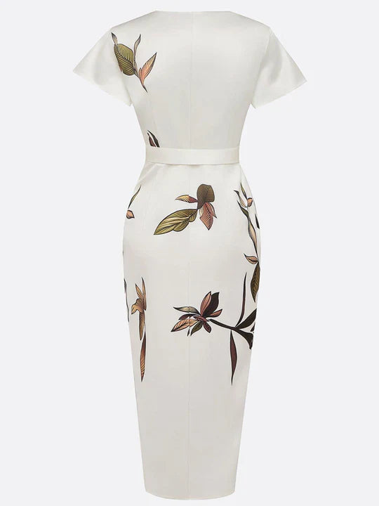 Patricia™ | Vestido cruzado floral