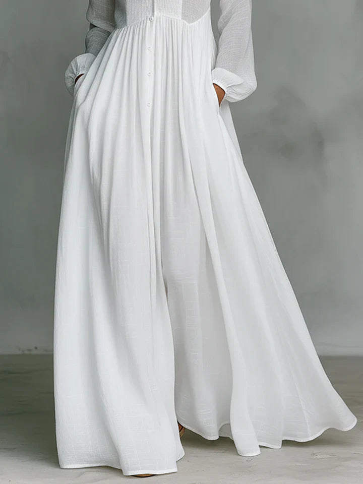 Sofía™ | Vestido plisado minimalista