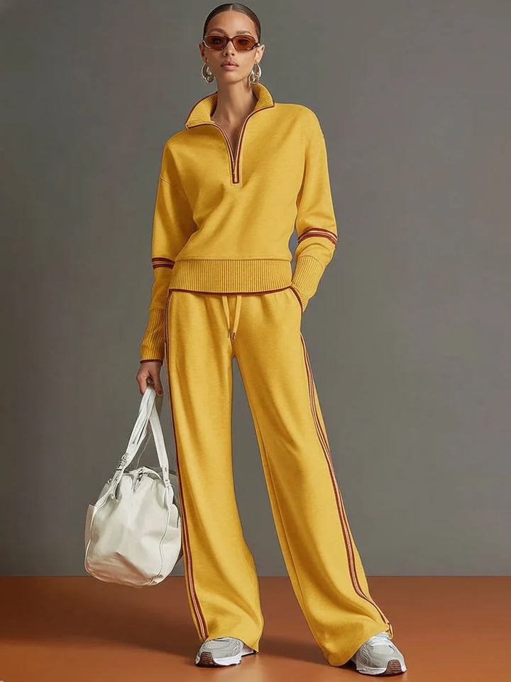Pilar™ | Blusa y pantalón fluido