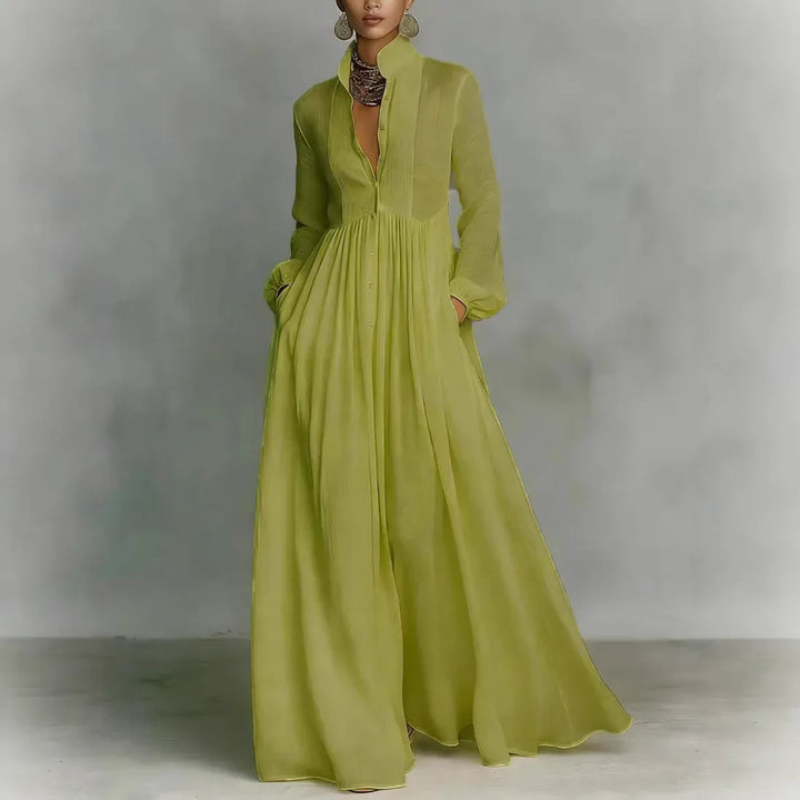 Sofía™ | Vestido plisado minimalista