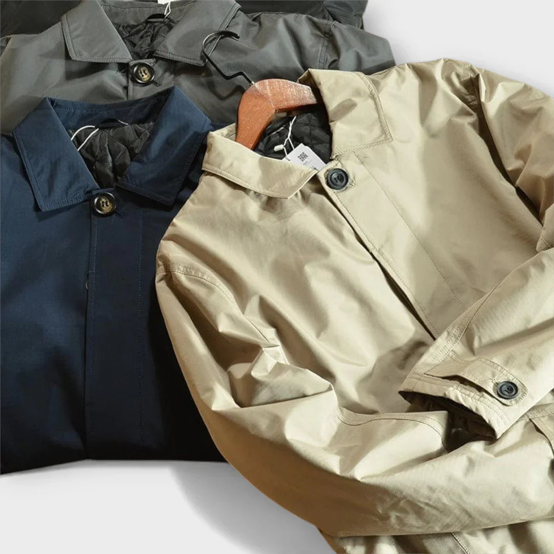 Lucía™ | Abrigo impermeable minimalista