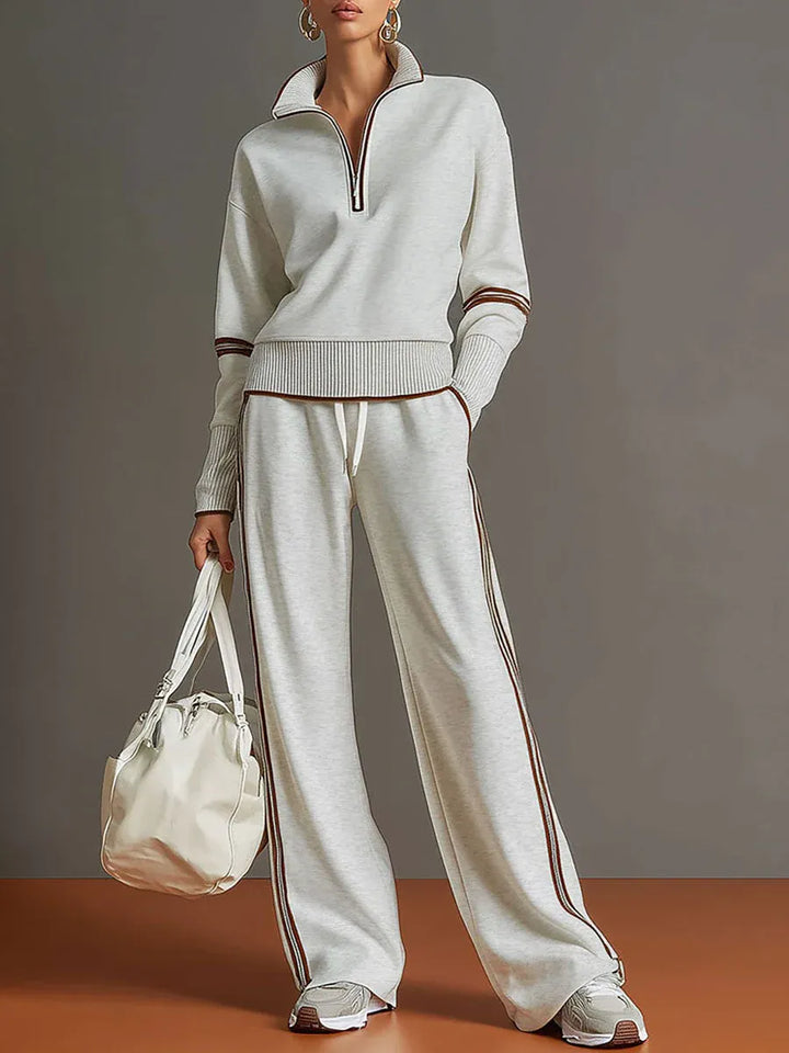 Pilar™ | Blusa y pantalón fluido