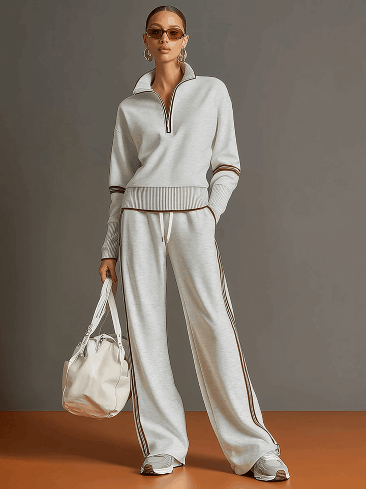 Pilar™ | Blusa y pantalón fluido