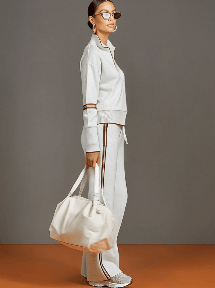 Pilar™ | Blusa y pantalón fluido