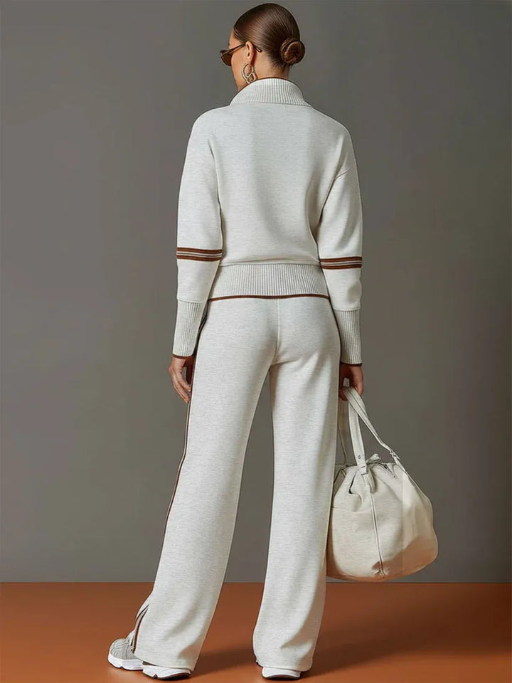 Pilar™ | Blusa y pantalón fluido