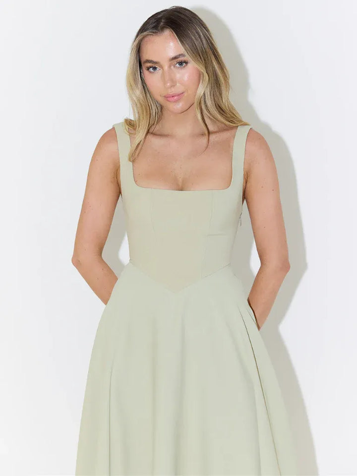 Alma™ | Vestido Falda Midi