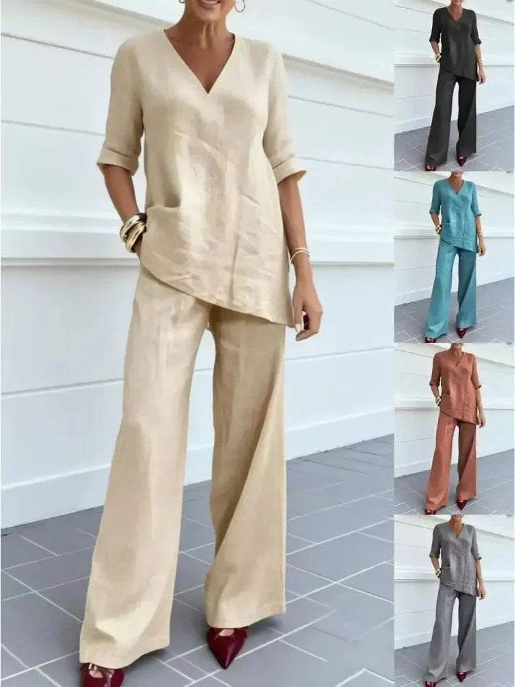 Paula™ | Conjunto minimalista de dos piezas