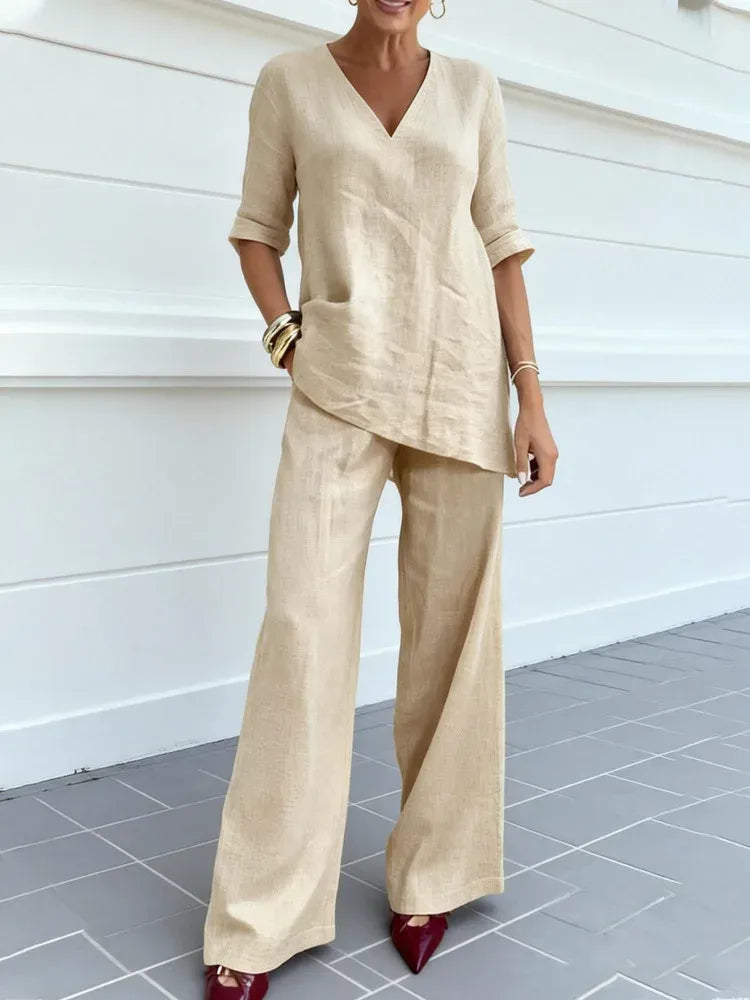 Paula™ | Conjunto minimalista de dos piezas