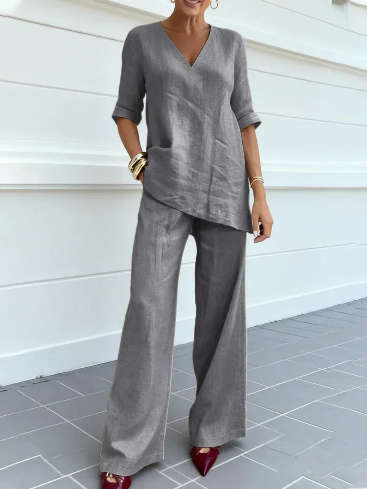 Paula™ | Conjunto minimalista de dos piezas