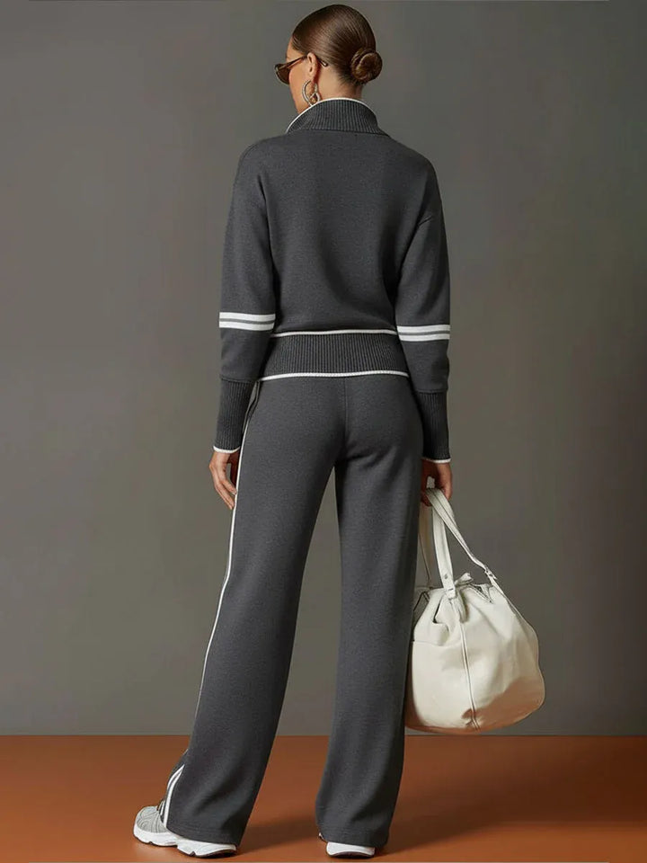 Pilar™ | Blusa y pantalón fluido