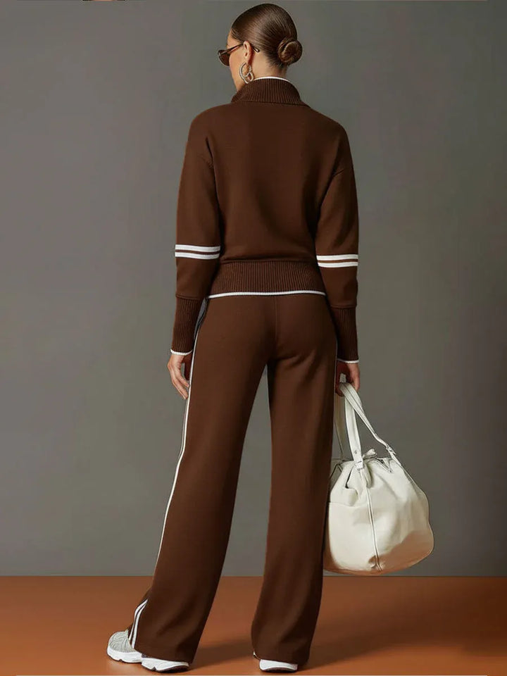 Pilar™ | Blusa y pantalón fluido
