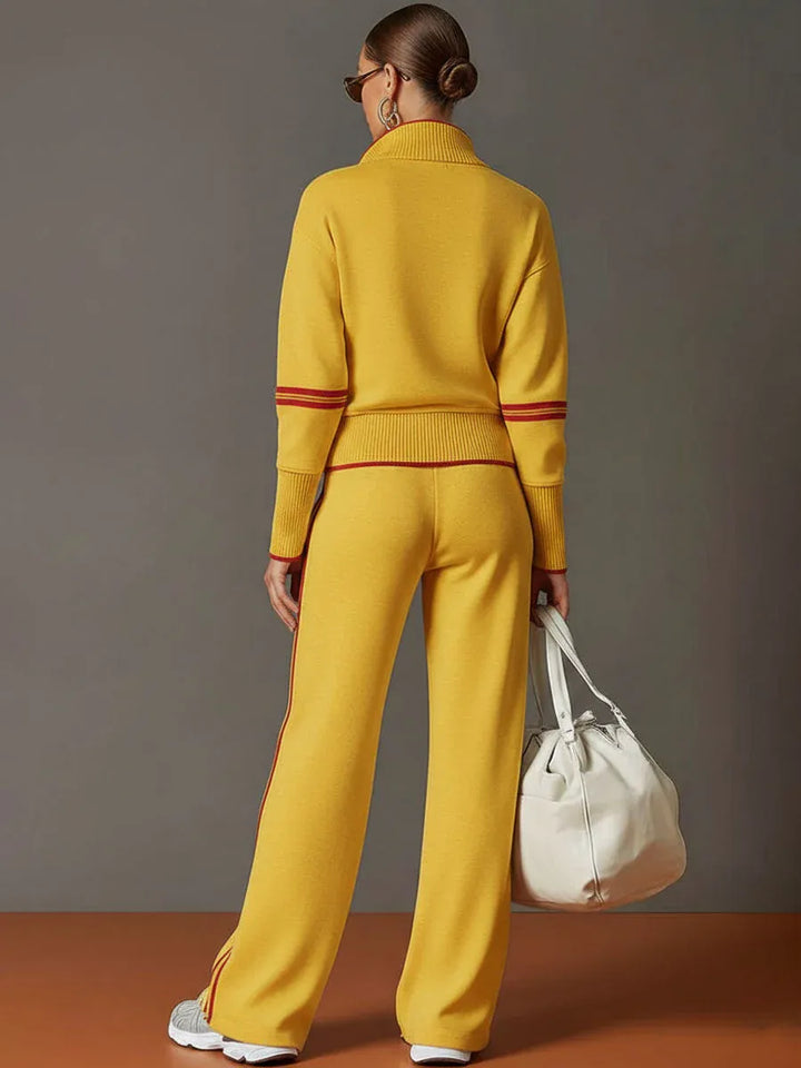 Pilar™ | Blusa y pantalón fluido