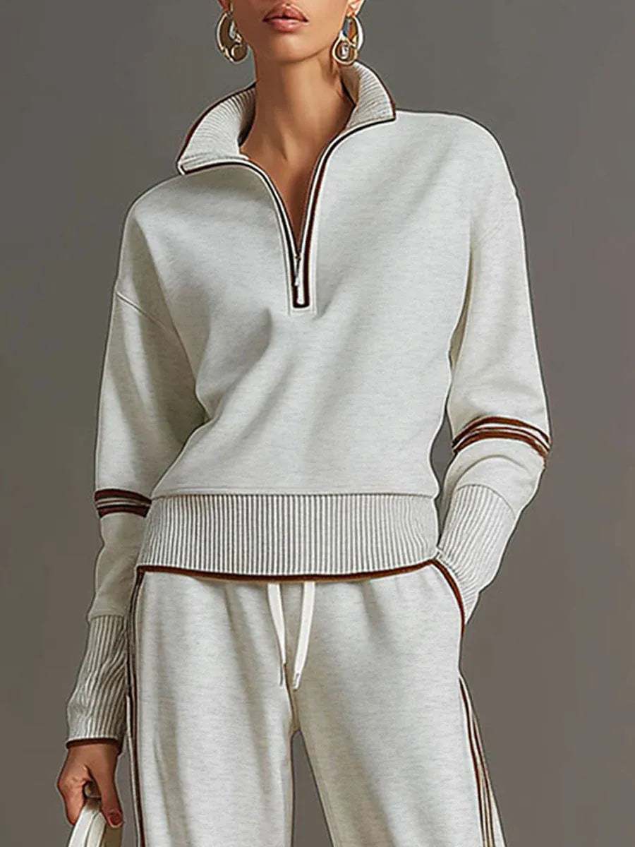 Pilar™ | Blusa y pantalón fluido