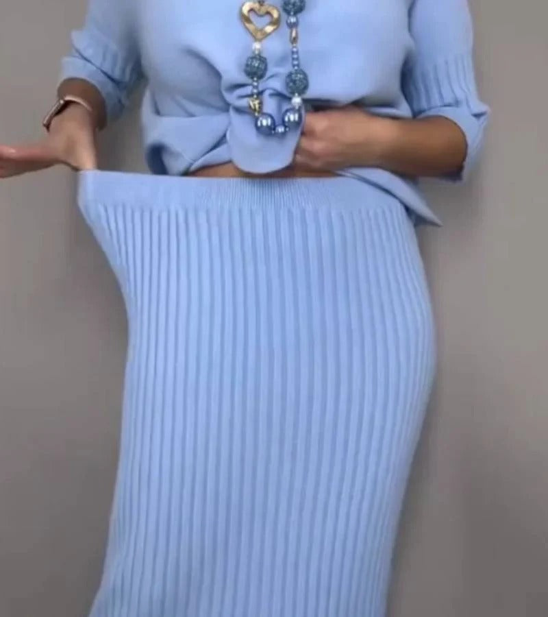 Laia™ | Conjunto de punto canalé
