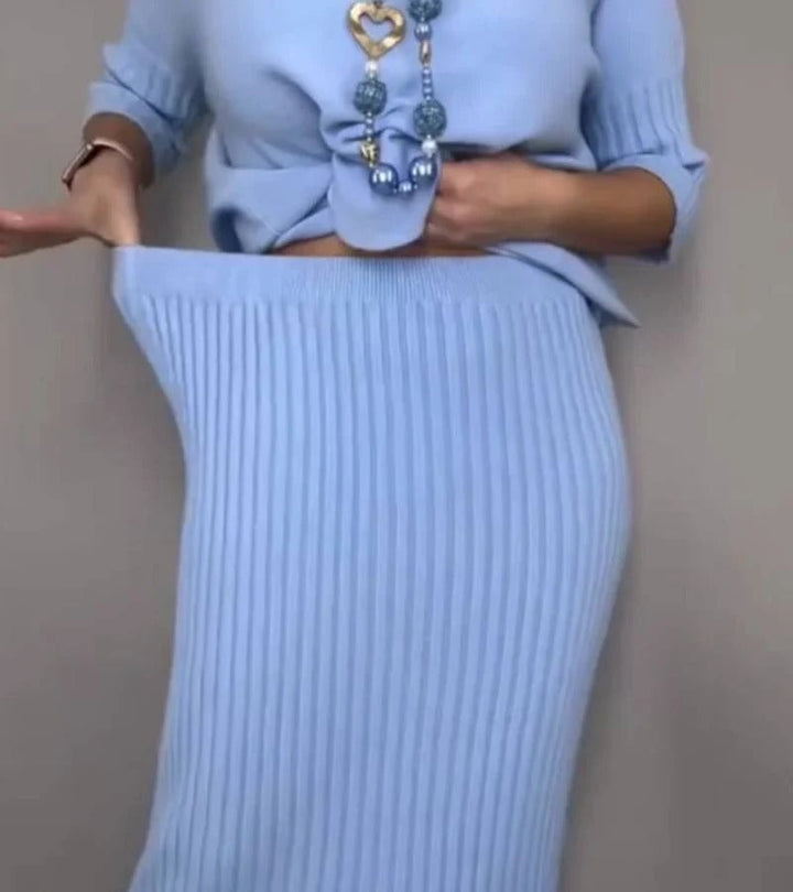 Laia™ | Conjunto de punto canalé