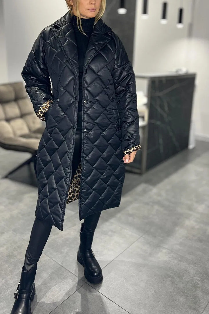 Celia™ | Abrigo Leopardo Elegante