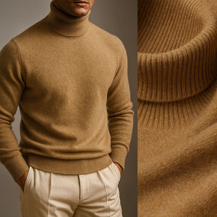 Alba™ | Jersey cuello alto cachemir