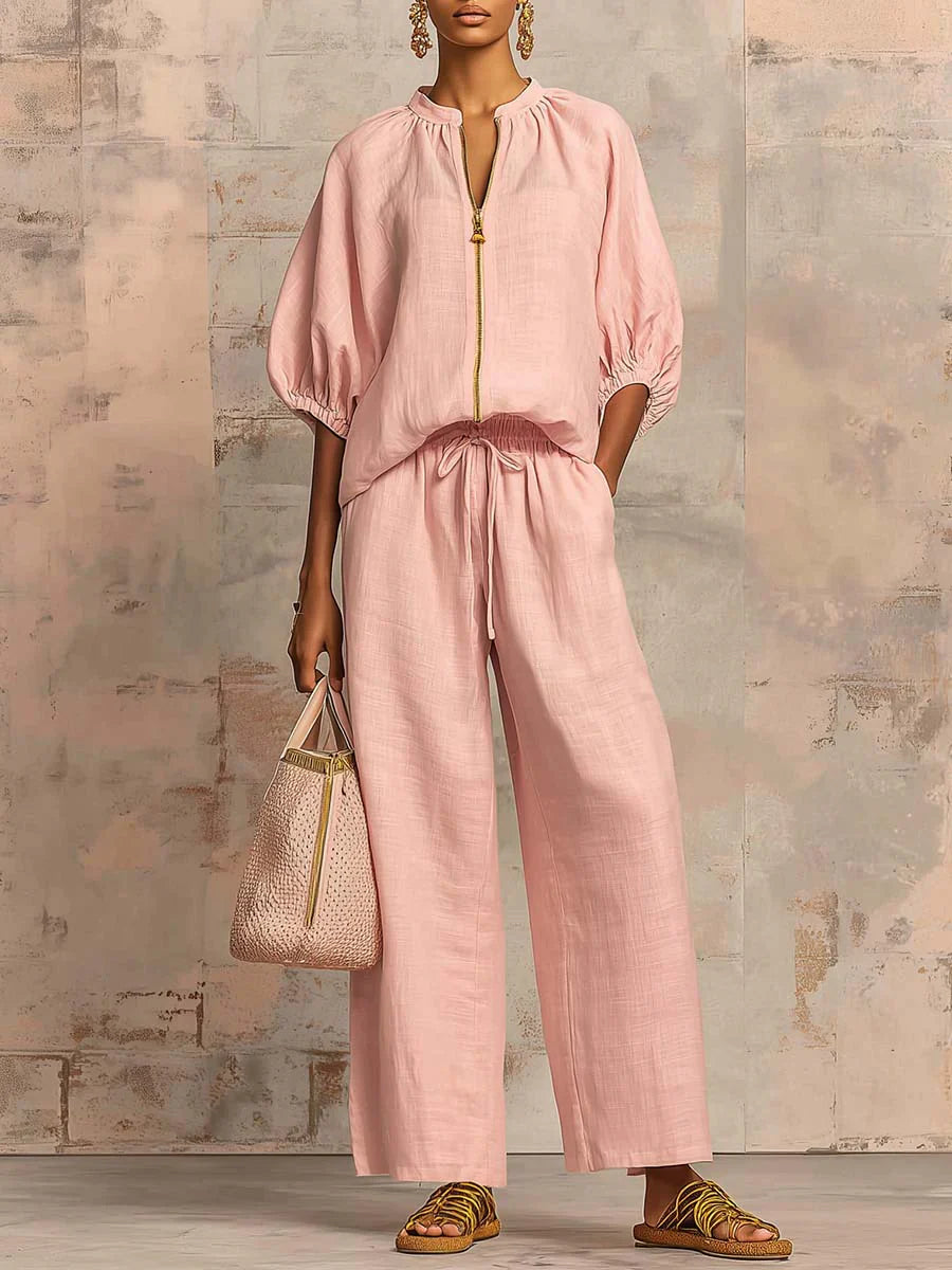 Pilar™ | Camisa y pantalón relajado
