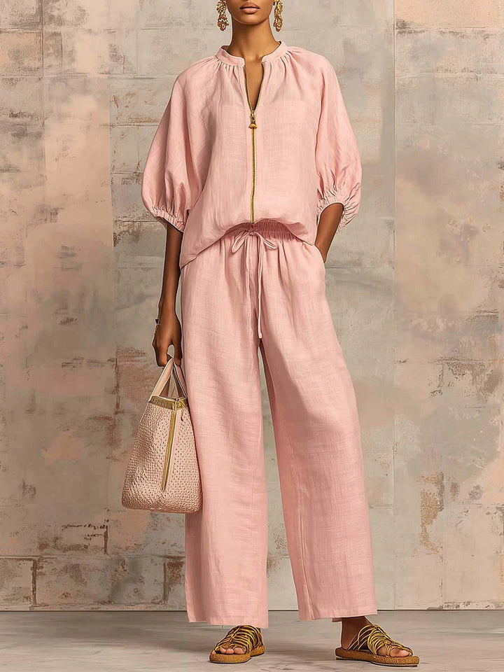 Pilar™ | Camisa y pantalón relajado