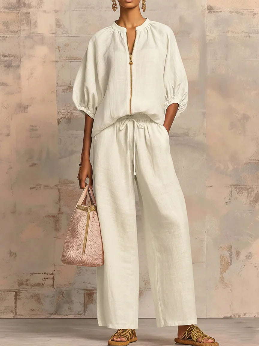 Pilar™ | Camisa y pantalón relajado