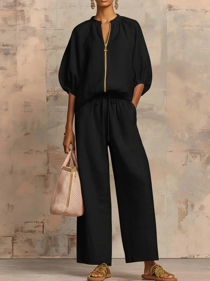 Pilar™ | Camisa y pantalón relajado
