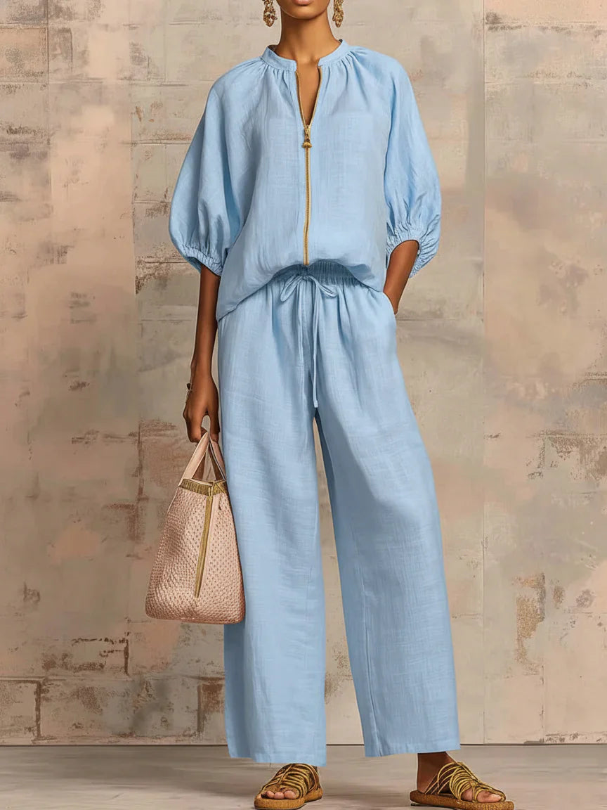 Pilar™ | Camisa y pantalón relajado