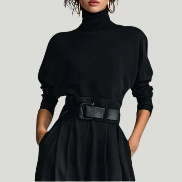 Sofía™ | Cuello Alto y Pantalón Recto