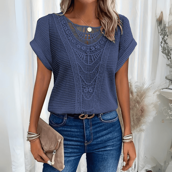 Paula™ | Top de Encaje Refinado