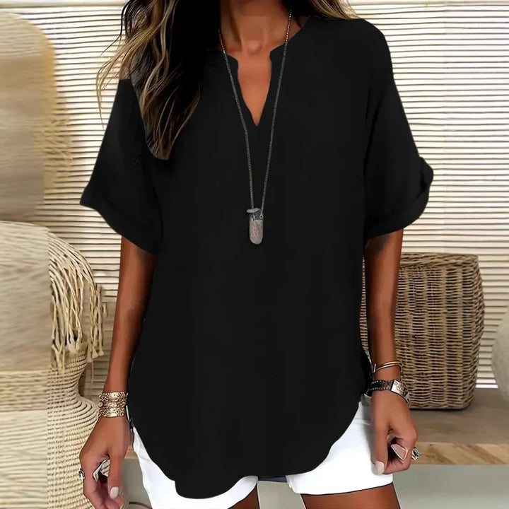 Ana™ | Blusa Escote V Ligera
