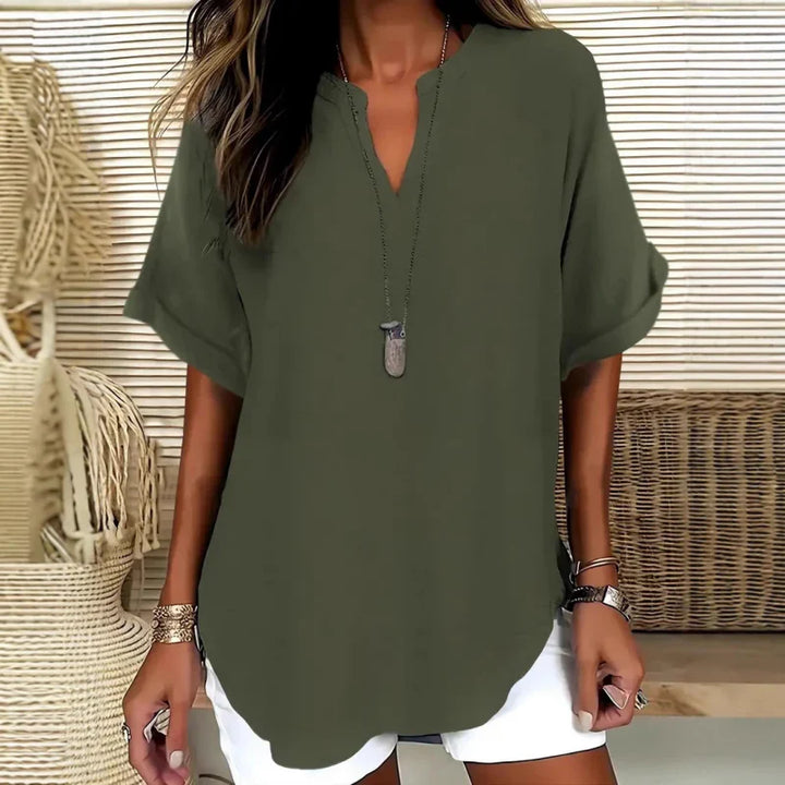 Ana™ | Blusa Escote V Ligera