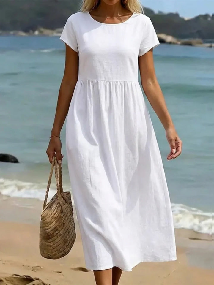 Alicia™ | Vestido midi fluido elegante