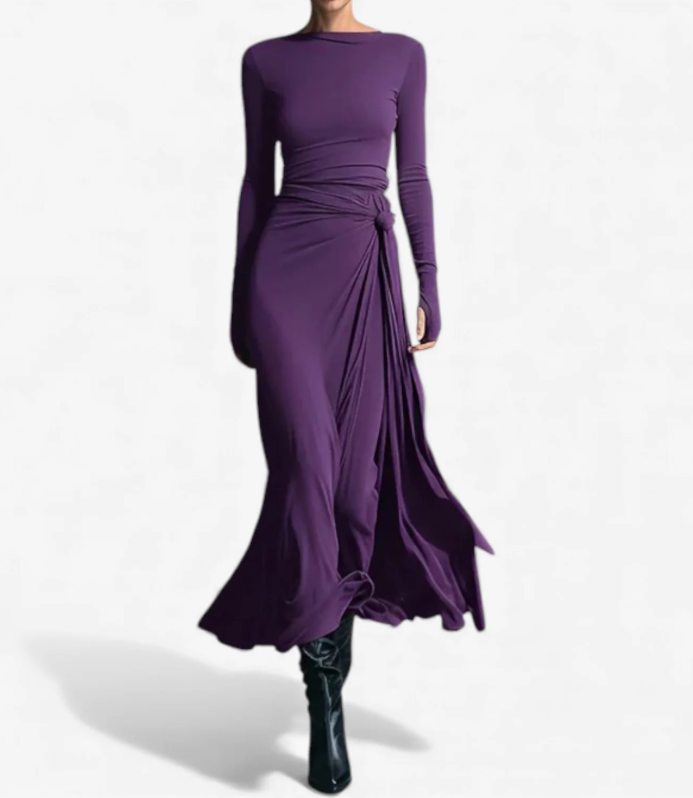 Diana™ | Vestido Drapeado Minimalista