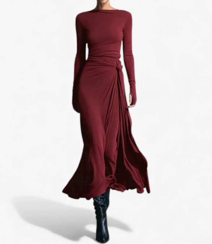 Diana™ | Vestido Drapeado Minimalista