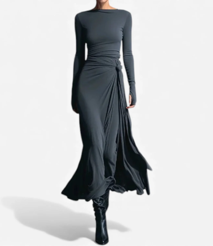 Diana™ | Vestido Drapeado Minimalista