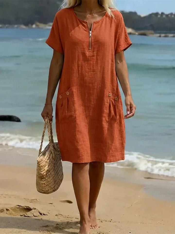 Lucía™ | Vestido minimalista con cremallera